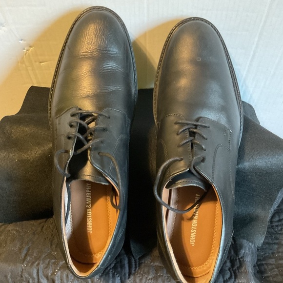 Johnston‎ & Murphy Black Leather Oxfords main image 7